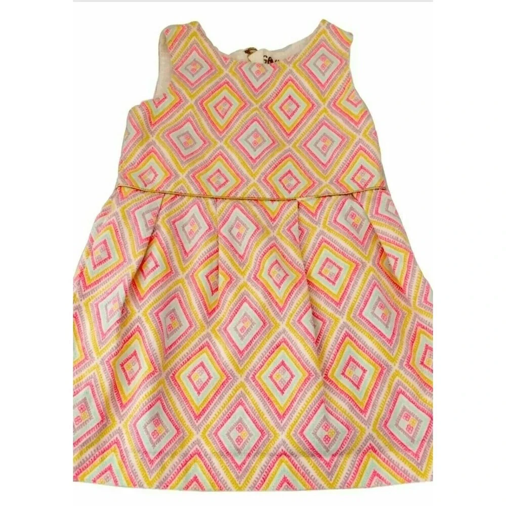 Oshkosh Dress Toddler Girls Size 3T GENUINE KIDS  Sleeveless Easter Spring